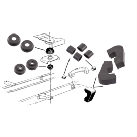 Ford Truck Cab. Mount Kit.  1953-56