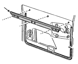 Door Panel Upper Trim Moldings 1967-72 Chevrolet & GMC Truck