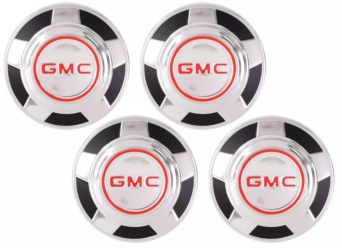 Hubcaps Set -- GMC --  1/2 tons Truck .  1976-87