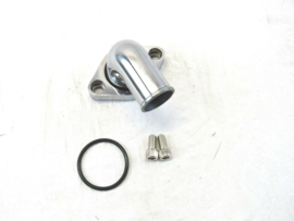 GM/ Chevrolet  90° Aluminum Swivel Water Neck Polished