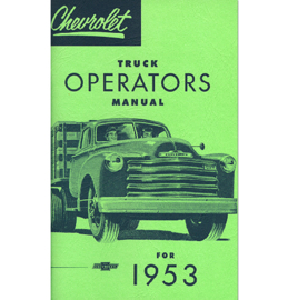 Owners Manual - 1953 Chevrolet