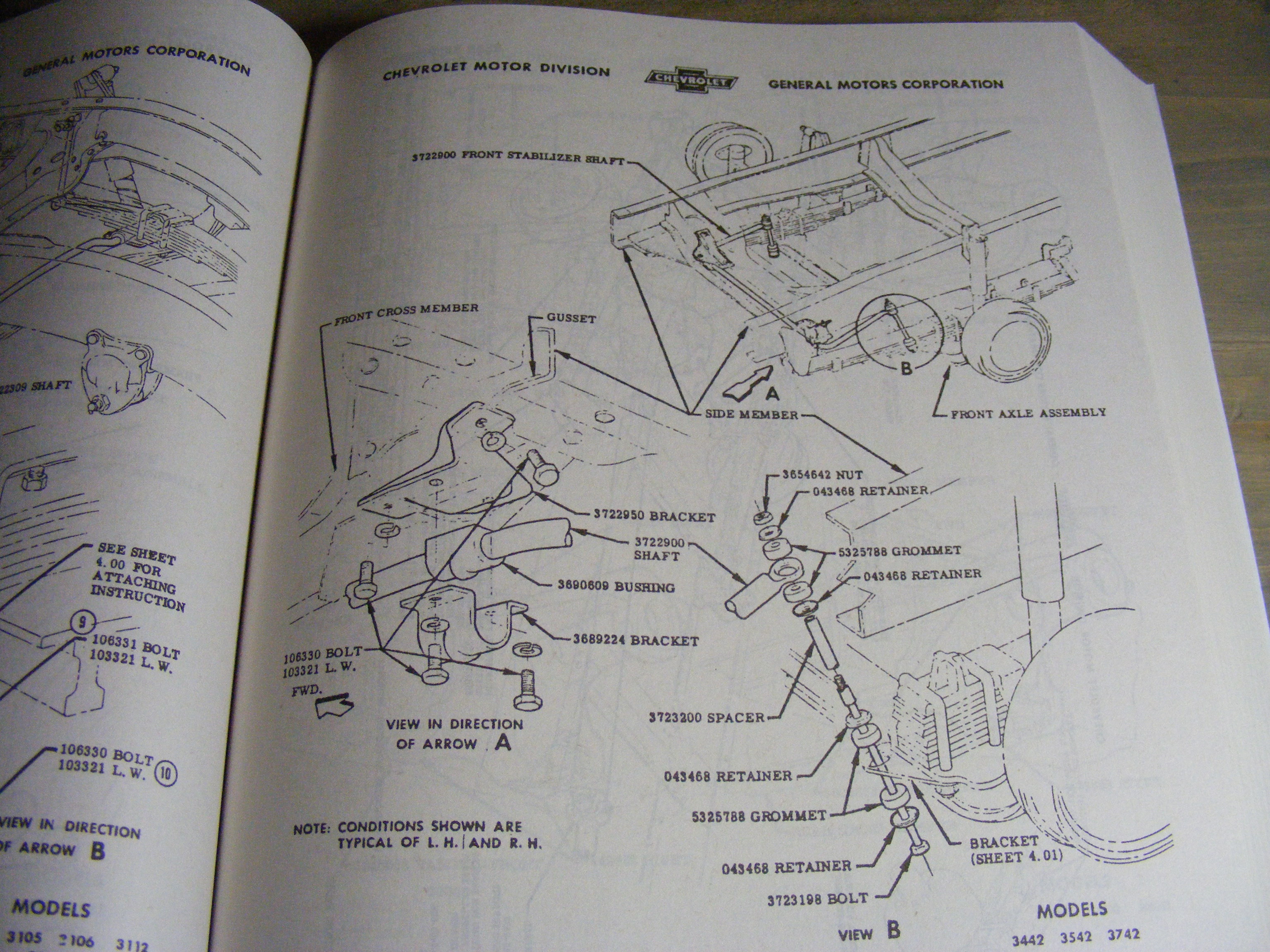 Factory Assembly Manual  1955-59