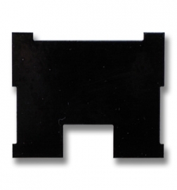 Heater Control Lens Backing Plate 1955-59
