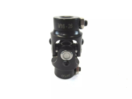 3/4'' DD X 9/16''-26 Steel Steering Shaft Universal U-Joint Black