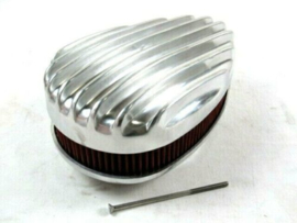 Single Carb Finned Tear Drop Air Cleaner