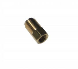 Brass Adapter Male 1/2"-20 to Female 3/8"-24
