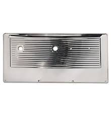 Deur panelen  -- Chrome --  Set 2 stuks  /  Pair 1967-71