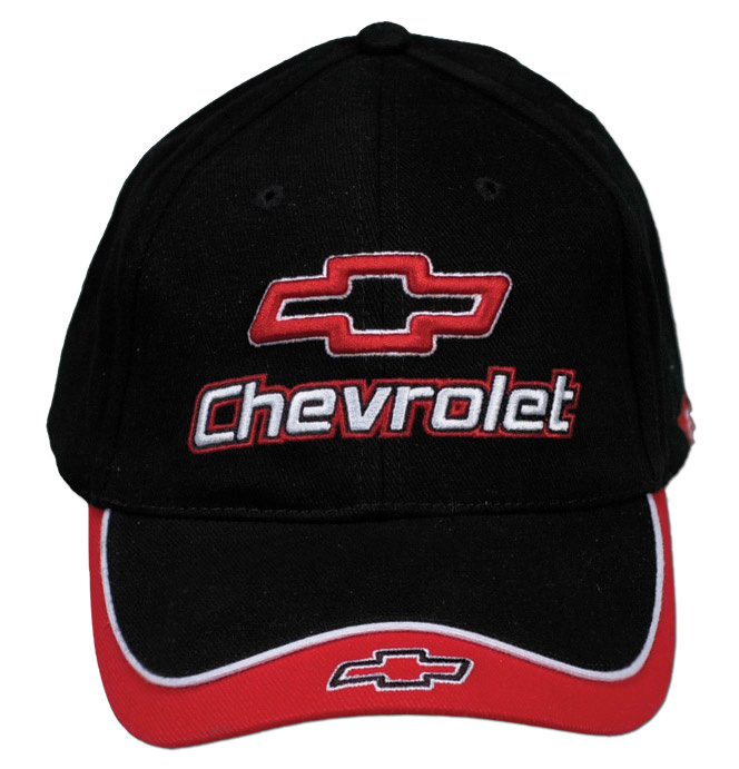 Hats  -- Chevrolet --  Bowtie decal  Red