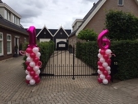 Ballonpilaar met Cijfer