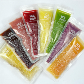 Nom Nom reusables Ijslollie - icepop set van 8