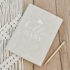 Baby invulboek linnen (Engelstalig)