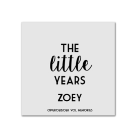 The Little Years - Opgroeiboek voor alle leeftijden met ringband & elastiek én GRATIS stickervel