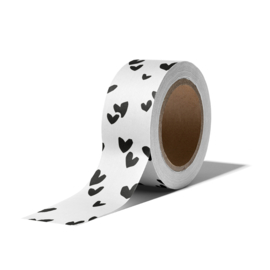 Masking tape Black Hearts