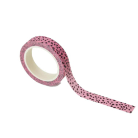 Dun Masking Tape Pink Dots