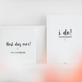 COMBI DEAL: Gastenboek & I DO! Trouwdagboek