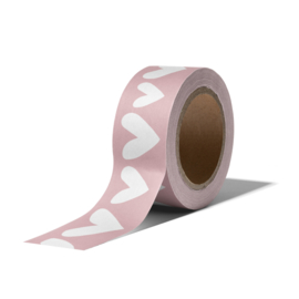 Masking tape Pink Hearts
