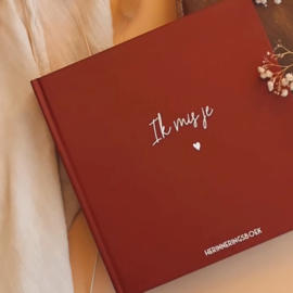 Herinneringsboek Ik mis je