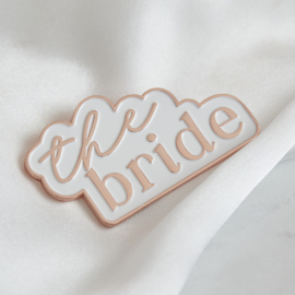 Vrijgezellenfeest speld broche badge The Bride