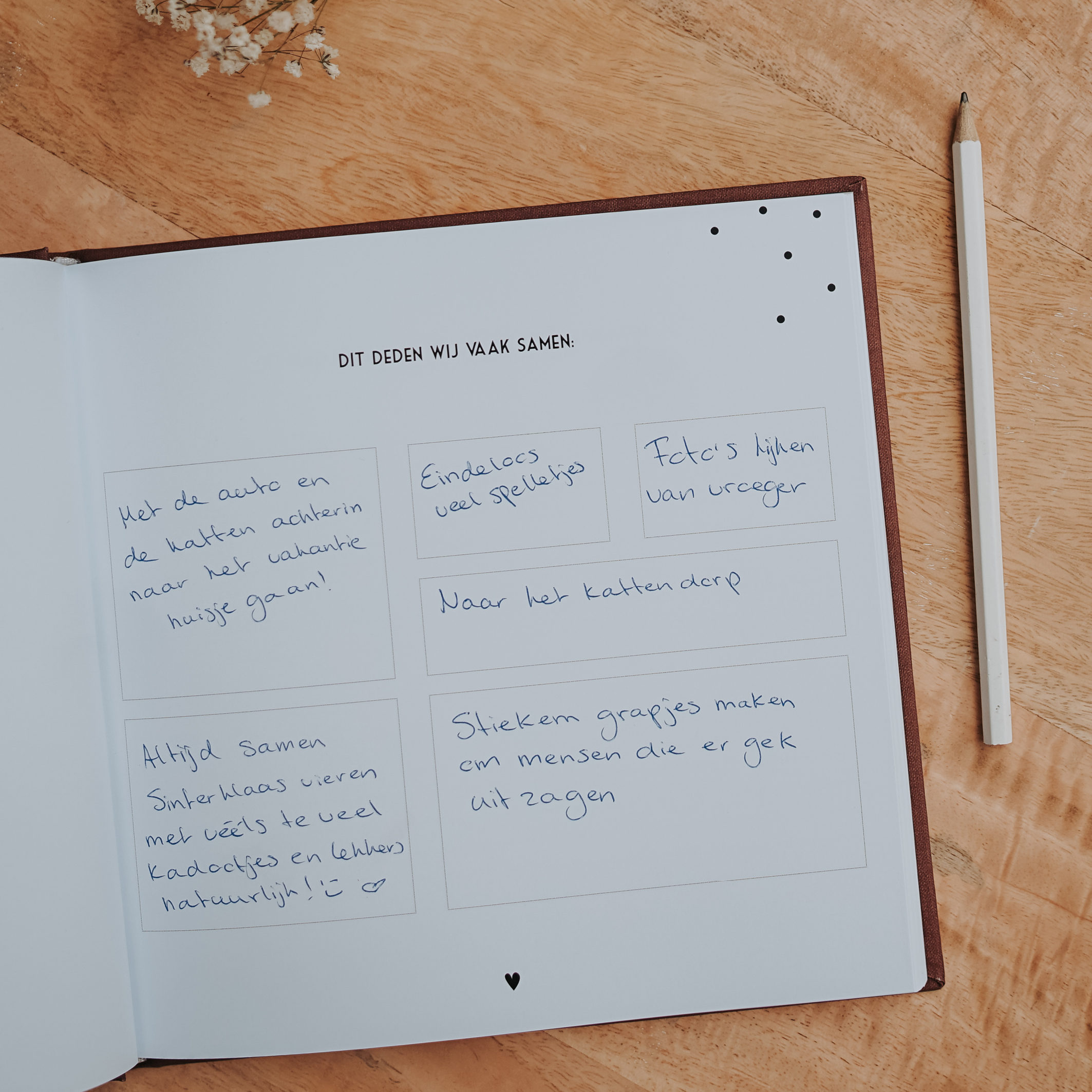 Herinneringsboek Ik mis je