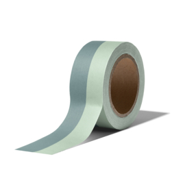 Masking tape Green Dark Stripes