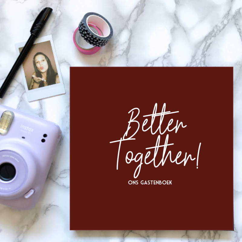 Better Together! Gastenboek XL (met vragen & foto's)