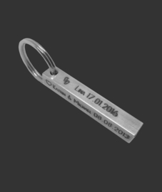 Persoonlijke custom sleutelhanger, persoonlijk cadeau kinder verjaardag back to school traktatie, gepersonaliseerde keychain met persoonlijke boodschap
