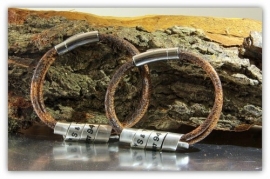 Set van 2 gepersonaliseerde armbanden voor koppels, stelletjes, relatie armbanden, persoonlijk cadeau, persoonlijke tekst sieraden