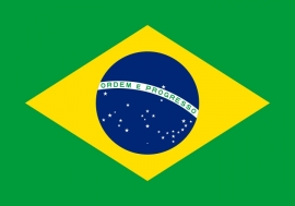 Brazilië grote vlag XXXL 150 x 250 cm