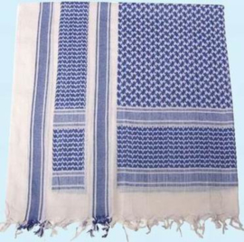 palastina sjaal blauw wit