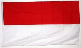 Monaco grote  vlag XXXL 150 x 250 cm