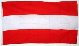 Oostenrijk grote vlag XXXL 150 x 250 cm