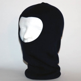 Helm bivak 1-gaats fleece  kleur zwart,