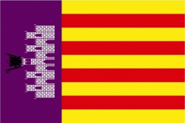 Mallorca Majorca vlag , vlag 90 x 150 cm