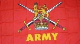 British Army opschrift Army vlaggen