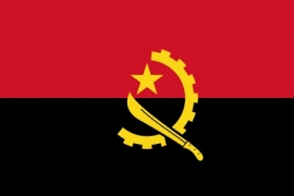 Angolese vlag Republiek Angola