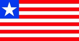 Vlag  Liberia Vlaggen Afrikaanse landen