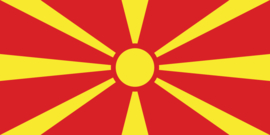 Vlag van Macedonië (Noord)