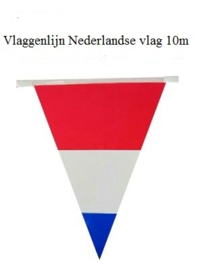 Vlaggenlijn Nederland ROOD WIT  BLAUW