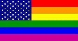 Vlag Amerika Regenboog