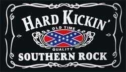 Vlag Confederate Hard Kickin' Southern Rock vlag