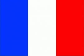 Frankrijk grote vlag XXXL 150 x 250 cm