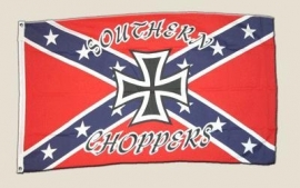 Vlag Amerika  Rebel Southern Choppers