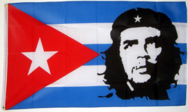 Cuba vlag met Che Guevara