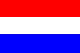 Vlag Nederland rood-wit-blauw 90x150 cm