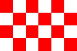 Provincie Noord Brabant vlag 90 x 150 cm - Provinciale vlaggen - Noord Brabant