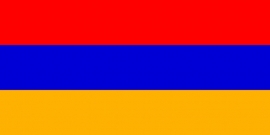 Vlag van  Armenie groot 90x150 cm