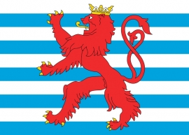 Vlag Luxemburg met embleem