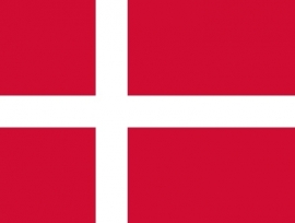 Deense vlag Denemarken