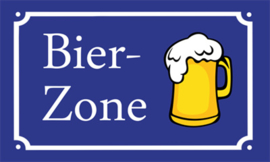 Bier Zone vlag 90 x 150 cm