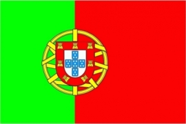 Portugal grote vlag XXXL 150 x 250 cm